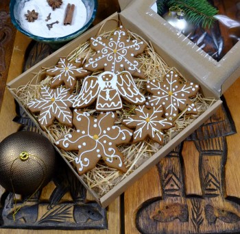 Aniołek z gwiazdkami z zawieszkami